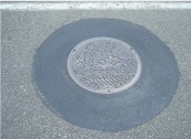 マンホール廻り補修